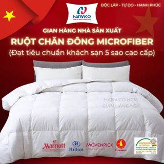 [Hanvico] Ruột chăn mùa đông - CHĂN lông vũ Microfiber Tiêu Chuẩn Khách sạn 5 sao 220x200cm
