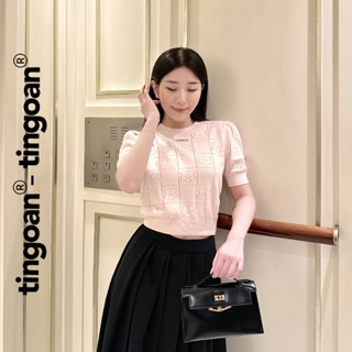 TINGOAN® x KOL - Áo len có TINGOAN® ngắn tay cổ phiên bản t5.2025