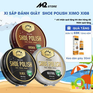 Xi Đánh Giày Sáp Shoe Polish XIMO Đen, Không Màu, Nâu Đủ Màu Chính Hãng XI08