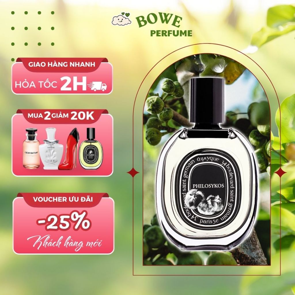 Nước Hoa Chiết Unisex Diptyque Philosykos Hương Thơm Tươi Mát Và Thanh Lịch | Dung tích 10ml