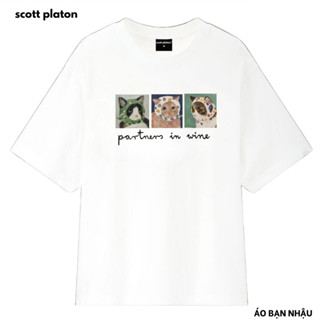 Áo thun Bạn nhậu  - Chất liệu cotton dày dặn đứng form của Scott Platon