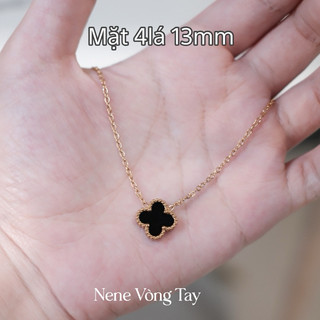 Dây Chuyền Titan Cỏ 4 Lá - phụ kiên titan - hàng mới về - phụ kiện nữ