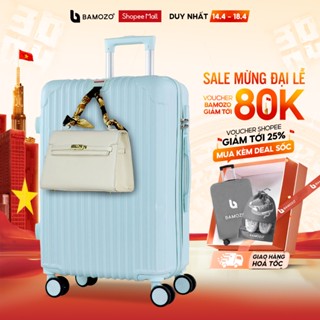 Vali Du Lịch Bamozo 8801 Size 20/24 Chất Liệu Nhựa ABS Bền Đẹp Bảo Hành 5 Năm
