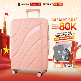 Vali Kéo Du Lịch Bamozo Nancy Size 20/24/28 Nhựa PP Cao Cấp Chống Vỡ - Bảo Hành 5 Năm.