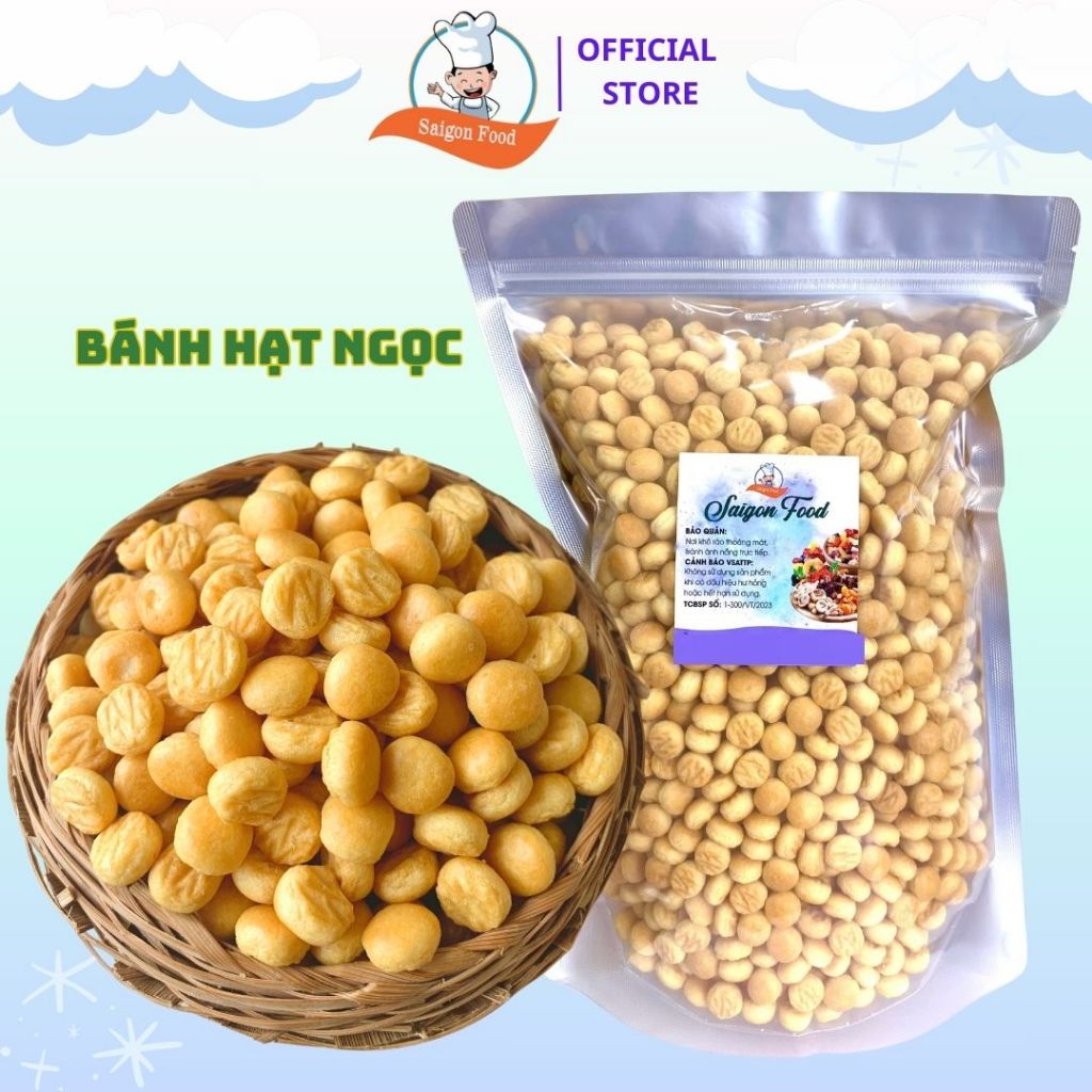 500g Bánh Hạt Ngọc( bánh nút)