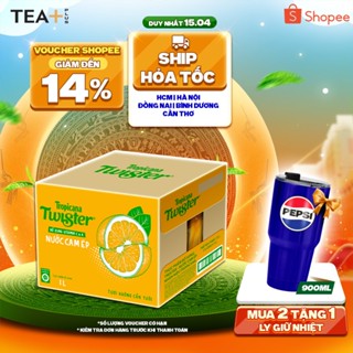 Thùng 12 Chai Nước Trái Cây Twister Cam (1L/chai)
