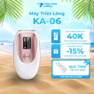 Máy triệt lông IPL K06, công nghệ triệt lạnh, triệt lông tại nhà an toàn, không đau và hiệu quả