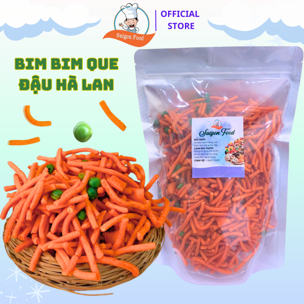 500g BimBim Que Đậu Hà Lan