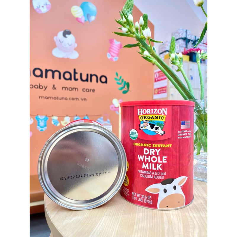 Sữa tươi bột Horizon Organic Mỹ lon 870g