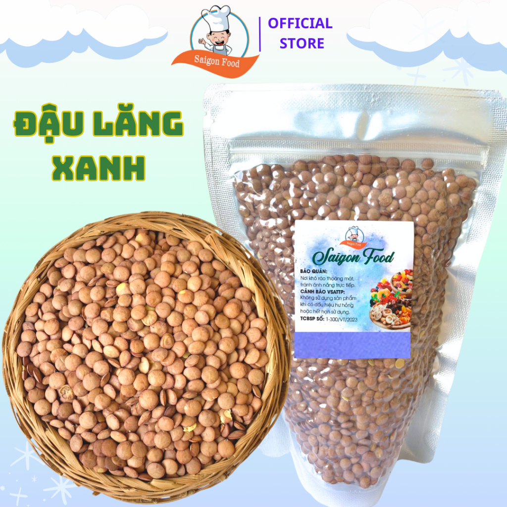 1KG ĐẬU LĂNG XANH HỮU CƠ