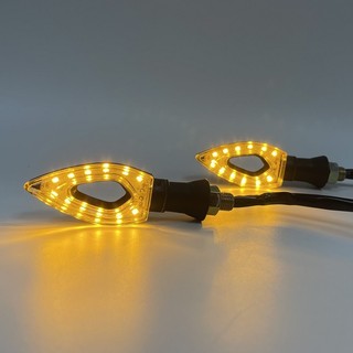 Cặp Đèn Xi Nhan LED Xe Máy, Chạy Xoay Rượt Đuổi - 14LZX03