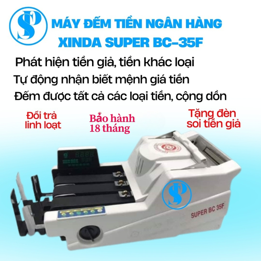 Máy đếm tiền ngân hàng giá rẻ,phát hiện tiền giả tiền khác loại chuẩn,BC-35F