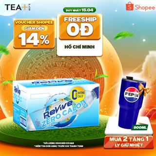  Thùng 24 Chai Nước Giải Khát Revive Không Calo (500ml/chai)