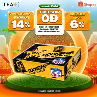 Thùng 24 Lon Nước Tăng Lực Rockstar (250ml/lon)