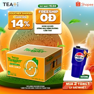 Thùng 24 Chai Nước Trái Cây Twister Cam (450ml/chai)