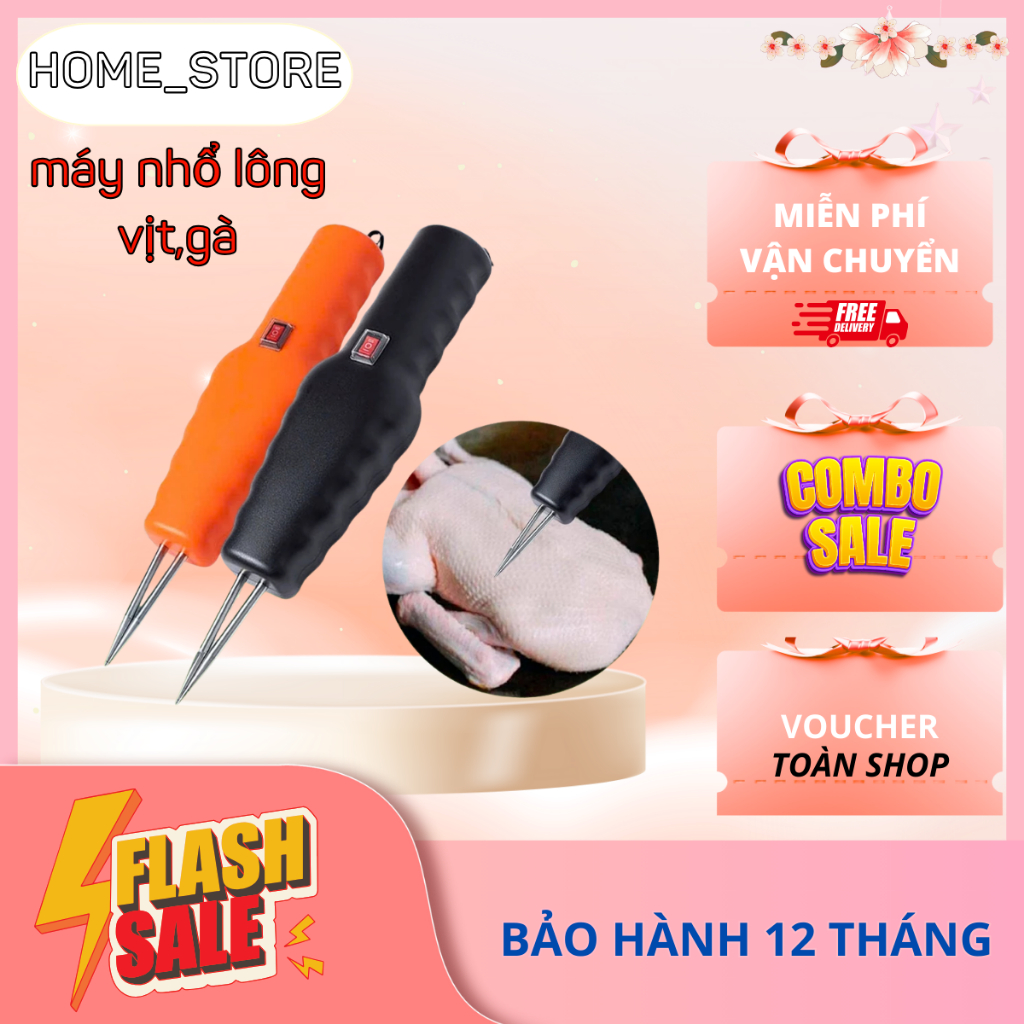  Máy nhổ lông vịt cầm tay máy vặt lông măng tích điện 12-16h chống nước nhổ sạch mọi loại lông khó Bảo hành 12 tháng 