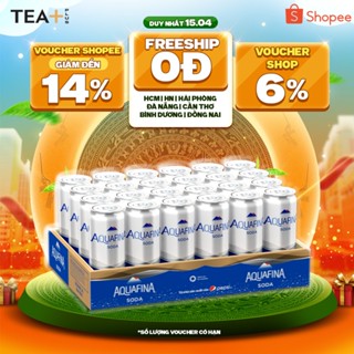 Thùng 24 Lon Nước Uống Có Gaz Aquafina Soda (320ml/lon)