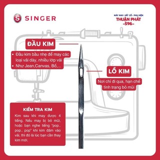 Kim Singer dùng cho máy may gia đình cổ điển, đa năng CHUYÊN MAY JEAN, DA,,TÚI..