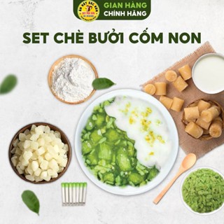 COMBO 3 SÉT CHÈ BƯỞI ( 35-40 bát chè) TẶNG 1 sét TRÀ Sữa  (10-12ly) —3 sét chè bưởi thơm ngon béo ngậy kèm công thức
