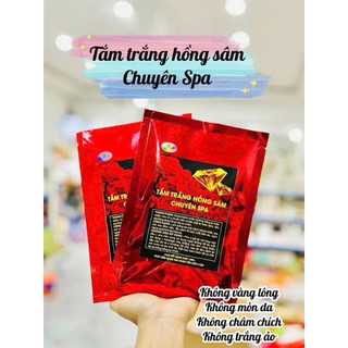 Tắm trắng thải độc da Hồng Sâm White