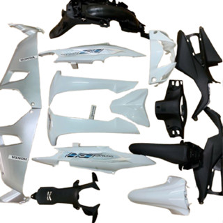 Dàn áo -Bộ vỏ nhựa xe Wave Alpha 110 đời 2017 - 2024 màu Trắng -nhựa ABS cao cấp