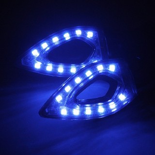 Cặp Đèn Xi Nhan LED Xe Máy, Có Chạy Rượt Đuổi - 5 Mẫu Nhiều Màu Đẹp (1 Cặp)