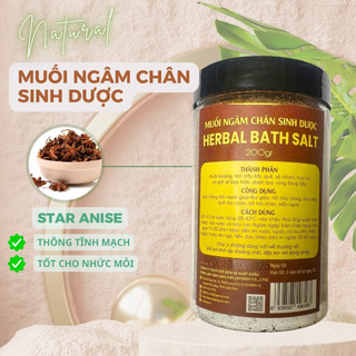 Muối Thảo Dược Ngâm Chân AFOREX Hộp 200GR Hỗ Trợ Xương Khớp, Lạnh Tay Chân, Giảm Đau Nhức Thư Giãn