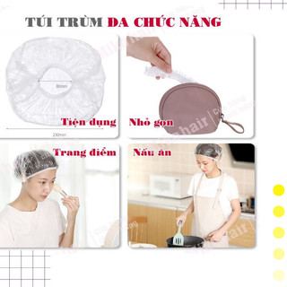 Mũ chùm tóc dùng 1 lần, dùng ủ, hấp, nhuộm tóc