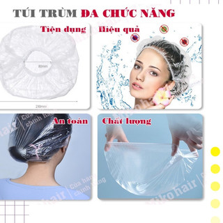 Mũ chùm tóc dùng 1 lần, dùng ủ, hấp, nhuộm tóc
