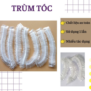 Mũ chùm tóc dùng 1 lần, dùng ủ, hấp, nhuộm tóc