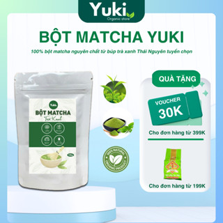  Bột matcha trà xanh Yuki nguyên chất 100% đắp mặt làm bánh sản xuất tại Thái Nguyên 