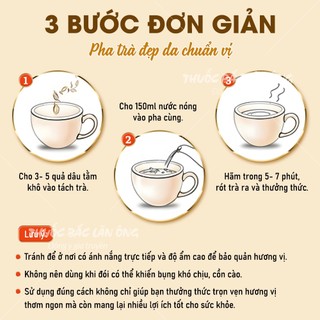 Quả dâu tằm khô 500g, dâu tằm nguyên trái, quả đều, dùng pha trà hoa quả, vị chua ngọt tự nhiên
