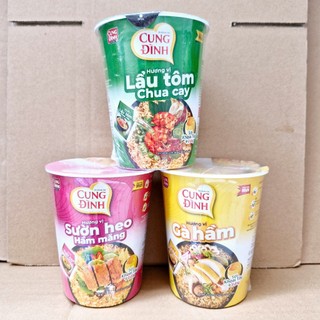Mì Cung Đình Hương Vị Lẩu Tôm Chua Cay/ Bò Hầm Cốc 71g/65g