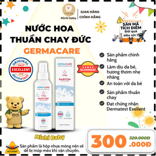 Nước Hoa Cao Cấp Thuần Chay GermaCare Của Đức Cho Bé Cấp Ẩm Da, Bổ Sung Vitamin E, Đạt Chứng Nhận Dermatest - MC748