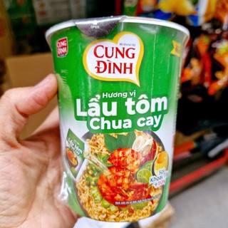 Mì Cung Đình Hương Vị Lẩu Tôm Chua Cay/ Bò Hầm Cốc 71g/65g