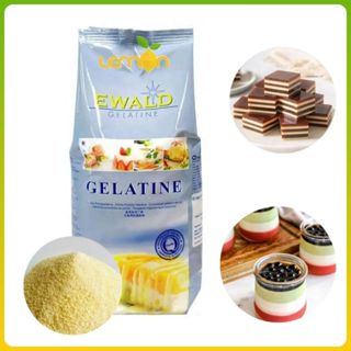 [100g-500g] Bột Gelatine Ewald hàng Đức làm panna cotta, khúc bạch, topping (Date xa)