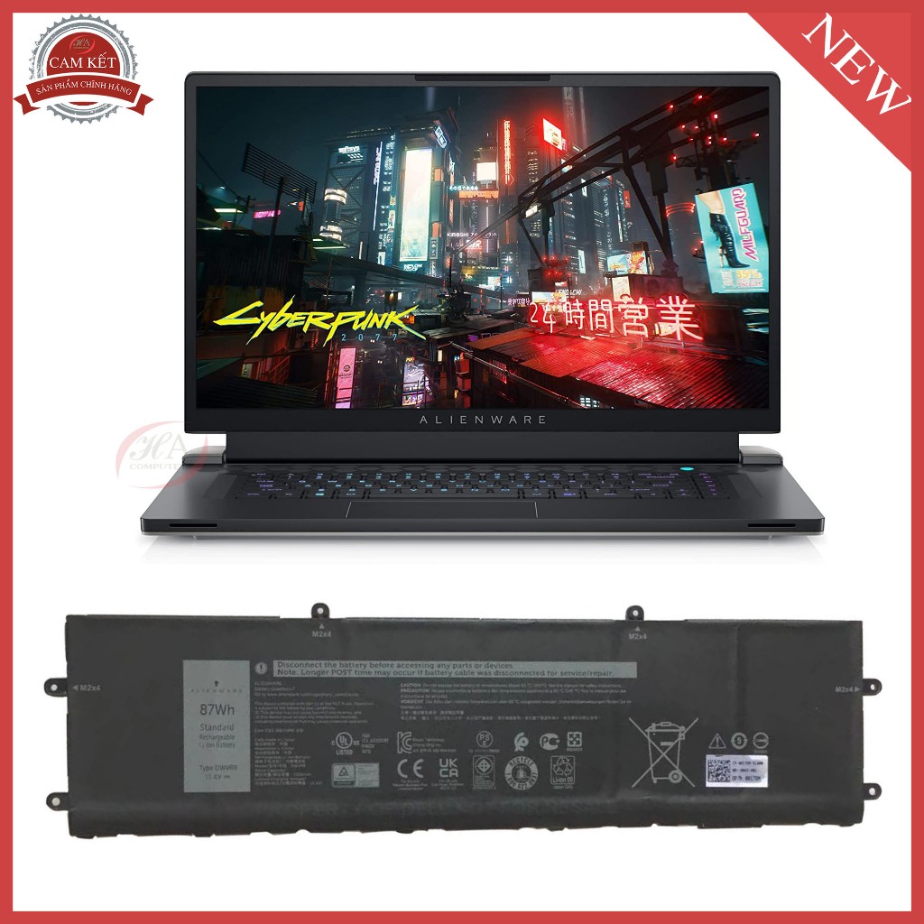 Pin Sạc Dell Alienware x17 R2