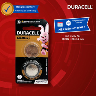 Vỉ 2 Viên Pin CR2032 / CR2025 / CR2016 DURACELL Siêu Bền 3V - Hàng chính hãng
