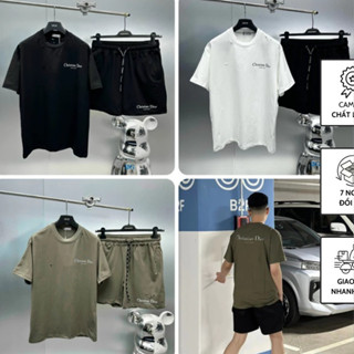 Bộ Hè Nam Đi Ô Rách Nhẹ Đơn giản - Bộ Cộc Nam Đi Ô Chất Cotton Hàng Cao Cấp