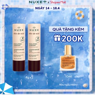 Combo 2 Son dưỡng môi Nuxe Reve De Miel Lip Moisturising Stick 4g