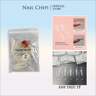 Móng úp HSM lẻ size, móng tay giả úp lẻ size Hàn Quốc chuẩn phom size 5 6 7 dụng cụ làm nail Jeliva chính hãng