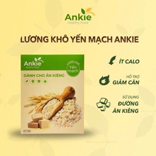 [Hộp 750gr] Lương Khô Ăn Kiêng giảm cân cho người tiểu đường, Vị Yến Mạch - Ankie (54 viên nhỏ)