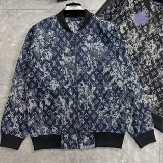 Áo khoác gió nam nữ,Áo bomber mẫu hot hai lớp ấm áp cho mùa thu đông màu loang phong cách Hàn Quốc