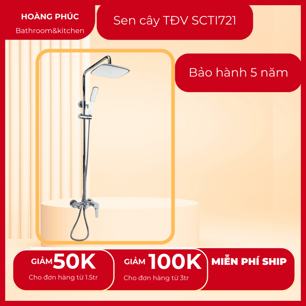 Sen cây tắm đứng đồng thau cao cấp TĐV SCTI 721.Nhiều mẫu bát sen tròn,bát sen vuông.