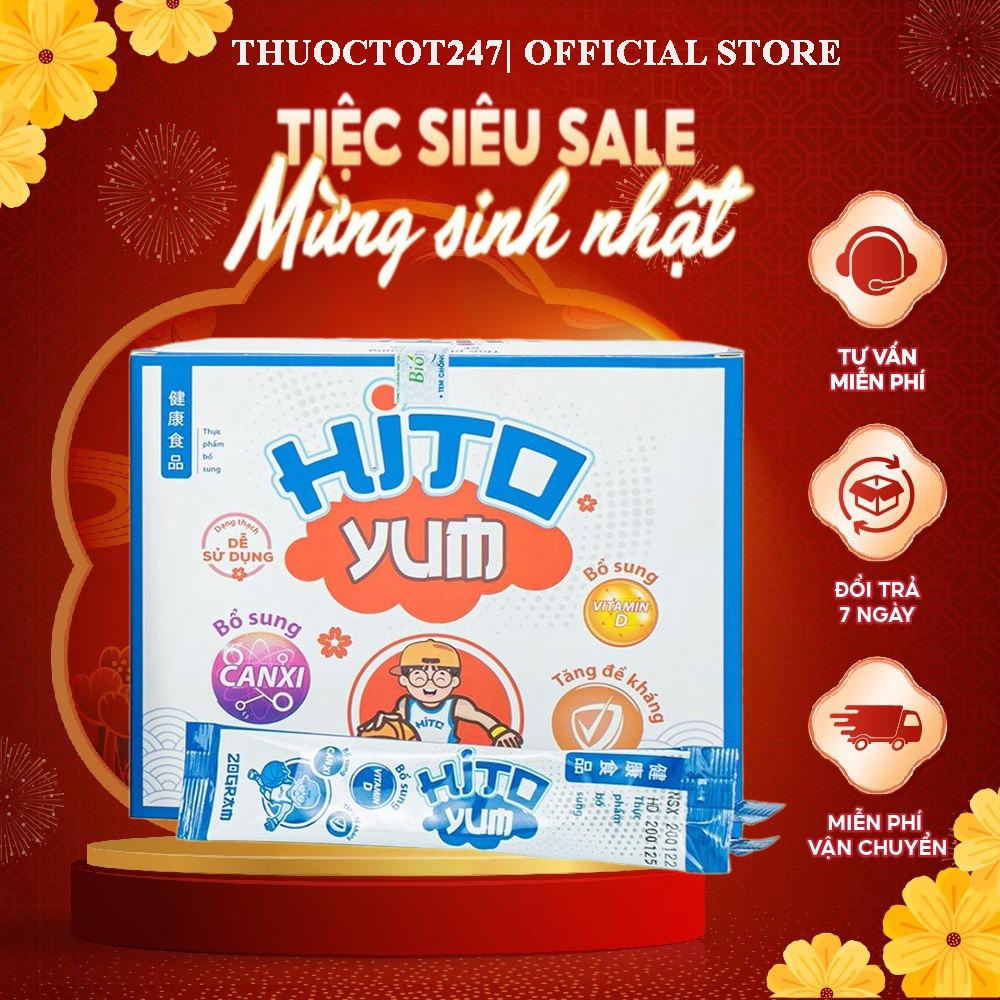 Thạch Hito Yum - Bổ sung Canxi, vị ngon ngọt dễ sử dụng