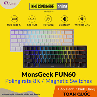 Bàn phím cơ MonsGeek FUN60 Pro SP Glare Magnetic Switches - New Chính Hãng