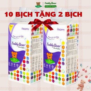 Thùng Giấy Treo Tường TEDDY BEAR NewSoftWave 4 Lớp Dày Rút Đa Năng Chất Lụa Giấy Trắng dày dai