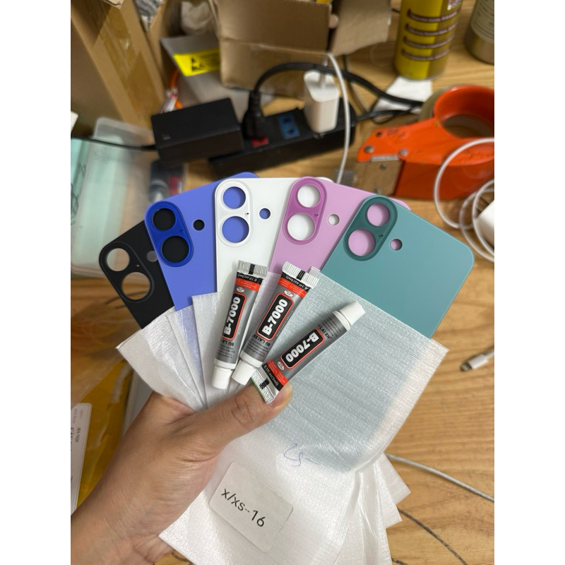 Kính Lưng X/XR/XS/XSM/11 Độ 16 16PLUS tặng kèm keo