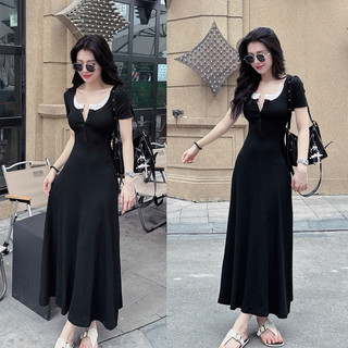 Váy body khuy ngực dáng maxi siêu xinh