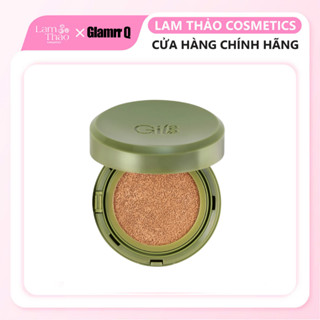 Phấn Nước Căng Bóng Thuần Chay Da Nhạy Cảm Glamrr Q Vegan Super Glow Cushion SPF50+/PA++++